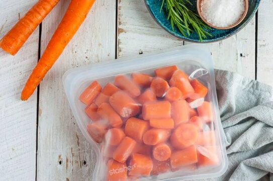 congelar zanahorias