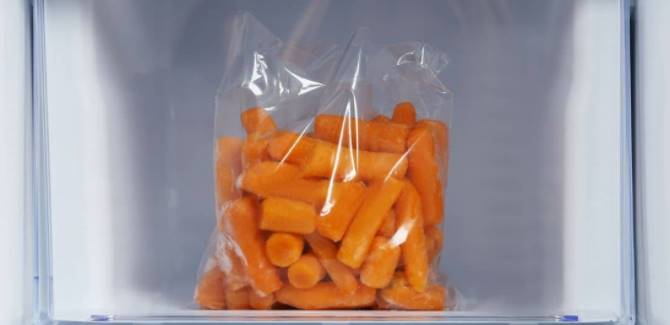 congelar Zanahorias?